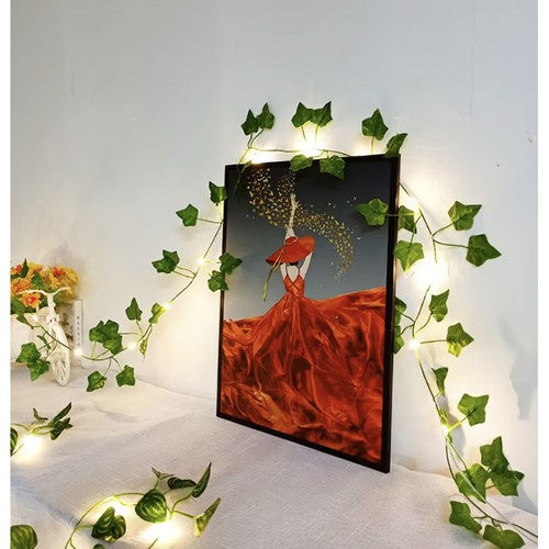 Mākslīgā efeja + LED dārza lampa