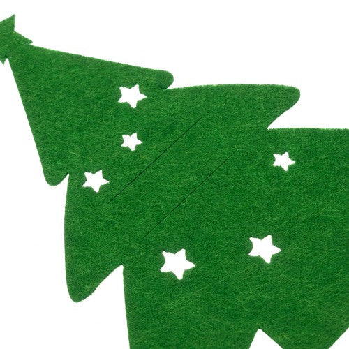 Galda piederumu maciņš - Ziemassvētku eglītes 12 gab. Ruhhy