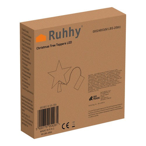 LED Ziemassvētku eglītes zvaigzne Ruhhy