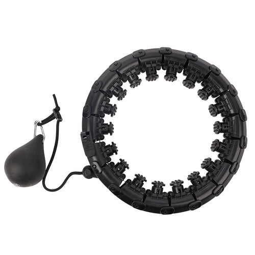 Hula hoop riņķis ar masieri un svaru Trizand