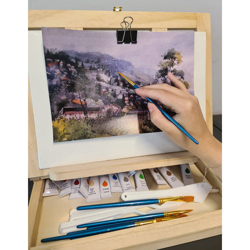 Gleznošanas komplekts kastītē 45 gab. Maaleo