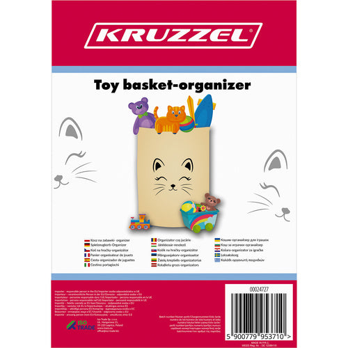Rotaļlietu grozs - organizators 63l Kruzzel