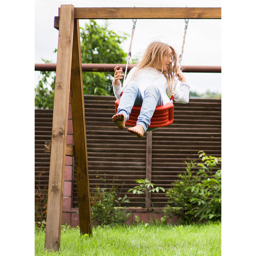 Plastmasas šūpoles - sarkanas