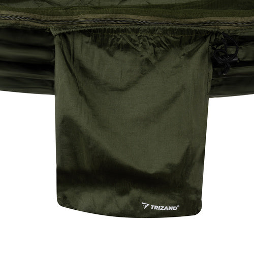 Tūristu šūpuļtīkls ar tentu un moskītu tīklu 260x140 cm