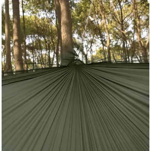 Tūristu šūpuļtīkls ar tentu un moskītu tīklu 260x140 cm