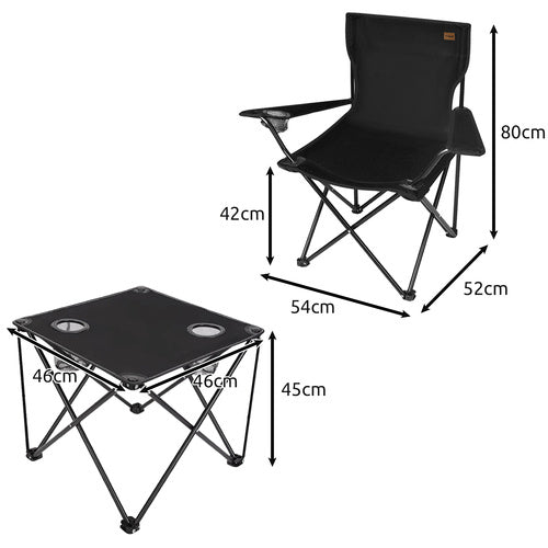 Makšķerēšanas galds + divi krēsli