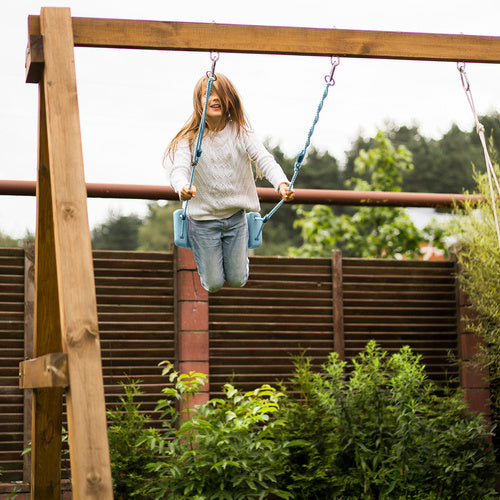 Plastmasas šūpoles - zilas