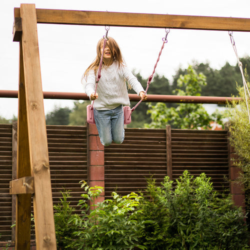 Plastmasas šūpoles - rozā