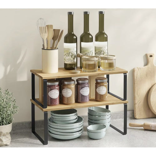 Bambusa virtuves plaukts - 2 gab. Ruhhy