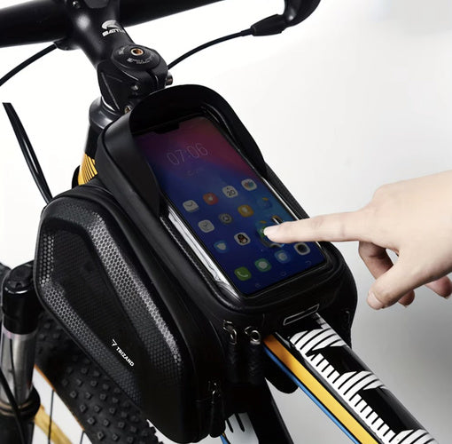 Trizand 25378 velosipēda grozs ar telefona maciņu