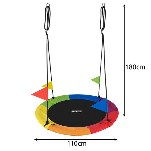 Šūpoles Stārķa ligzda 110 cm Kruzzel
