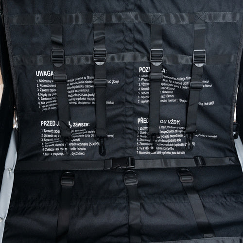 Kruzzel 25372 3in1 piekares velosipēda piekabe