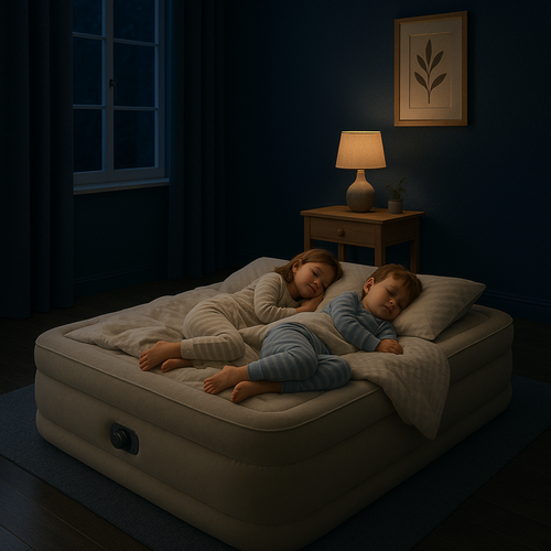 Piepūšamais matracis ar sūkni Intex