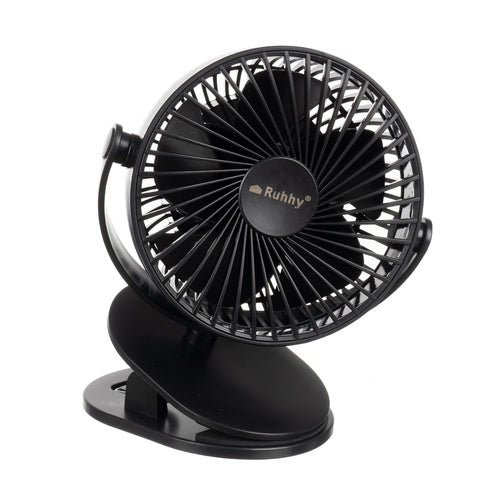Melns bezvadu ventilators Ruhhy