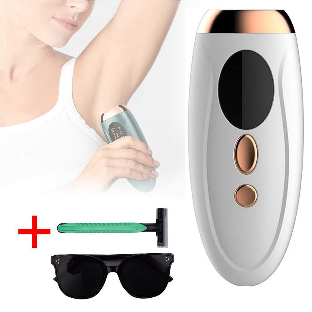 Fotoepilators ar IPL tehnoloģiju + saulesbrilles un skuveklis