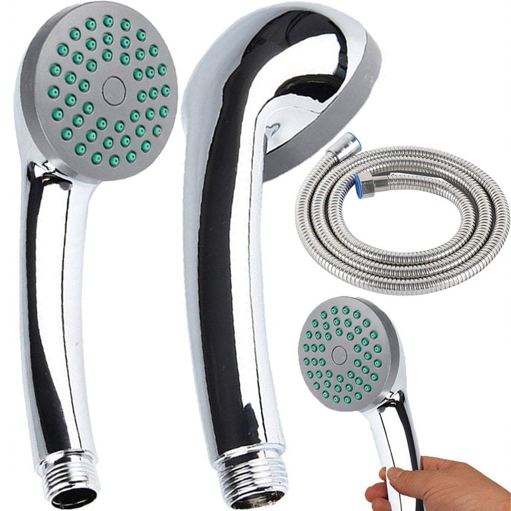 Dušas galva - klausule ar šļūteni hroma