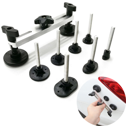 Automašīnas virsbūves labošanas komplekts, buktes iztaisnotājs