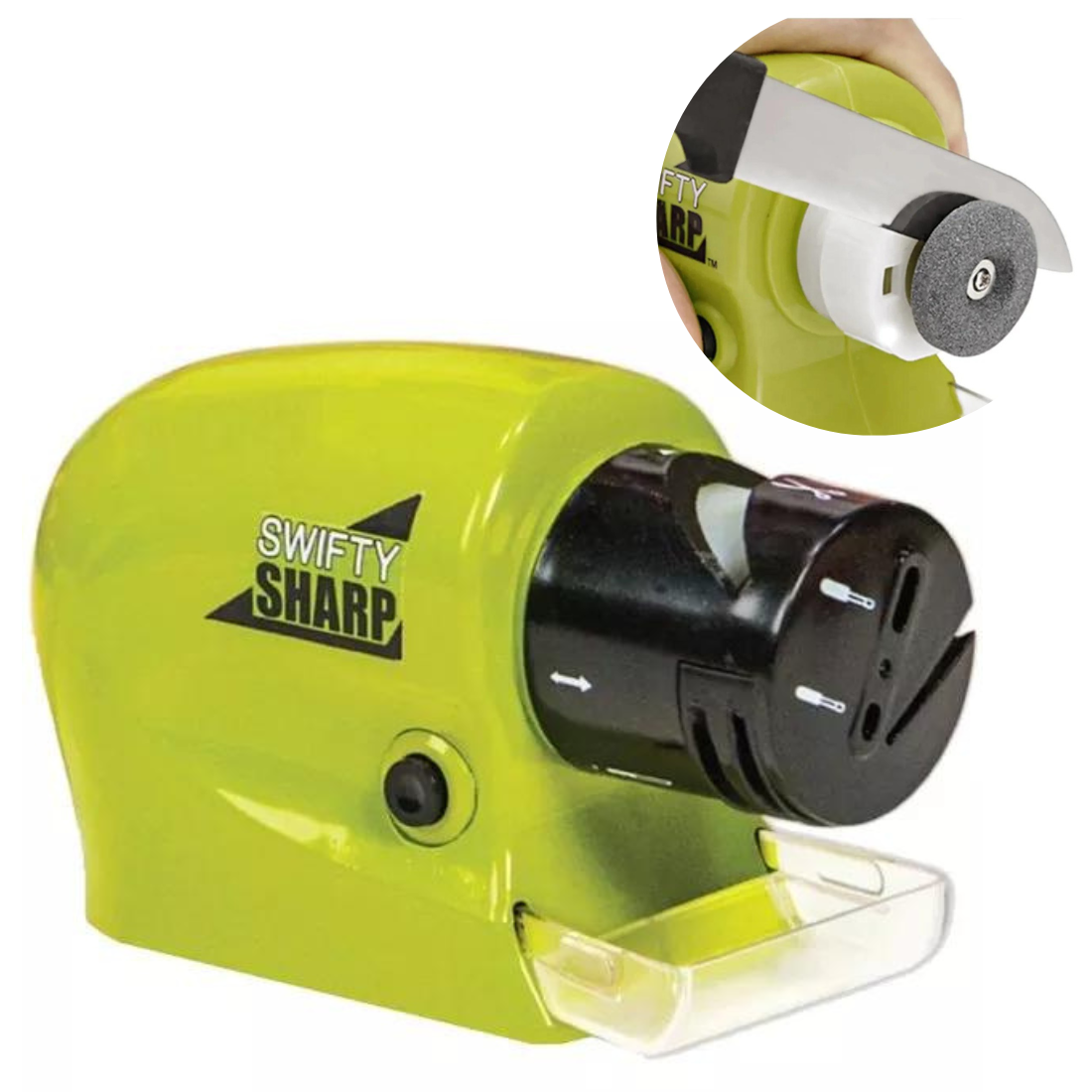 Elektriskais asinātājs nažiem, šķērēm