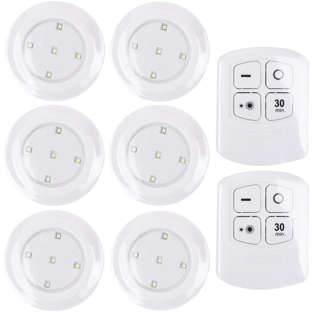 Bezvadu LED lampas 6gab.