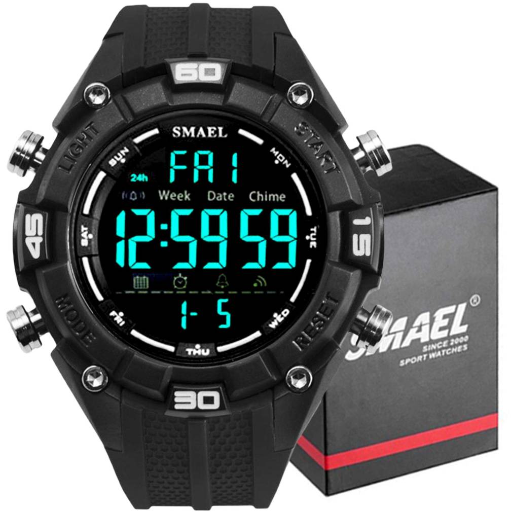 Digitāls vīriešu rokas pulkstenis