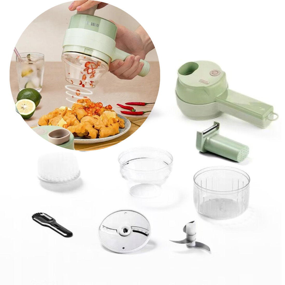 Daudzfunkcionālais virtuves elektriskais griezējs