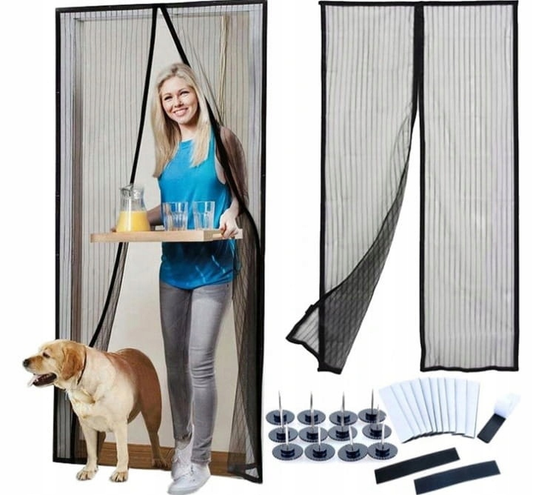 Kukaiņu tīkls durvīm ar magnētu 100X210cm