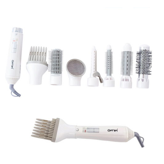 Matu veidošanas komplekts 8in1 matu fēns, lokotājs, žāvētājs, lokšķēres