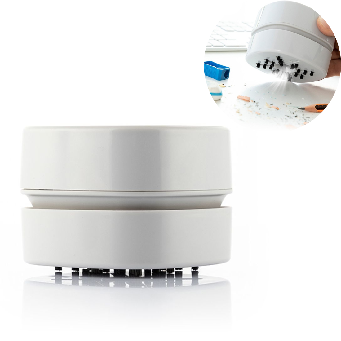 Portatīvais galda putekļusūcējs bezvadu