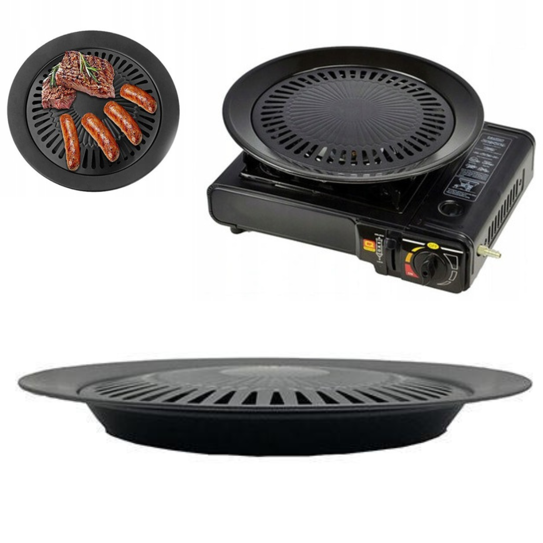 Pretpielipšanas grilpanna