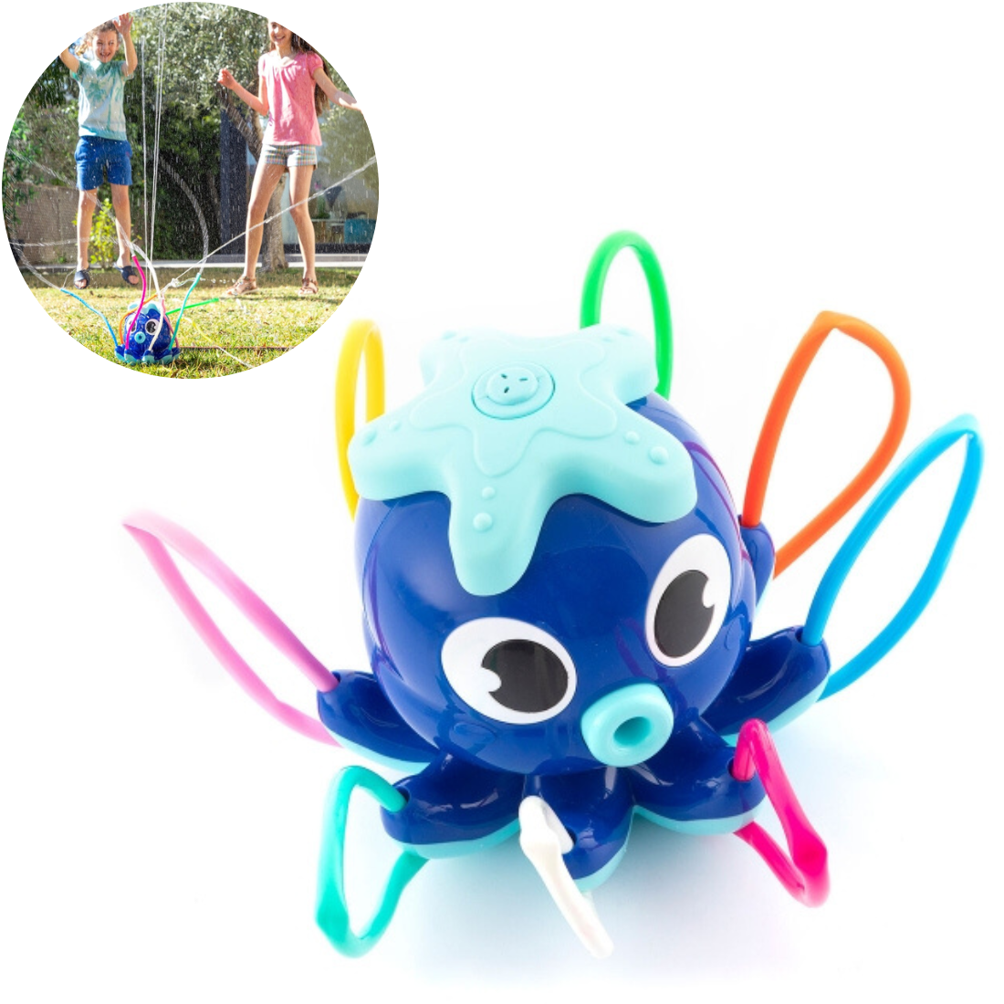 Rotaļlieta astoņkājis ūdens smidzinātājs