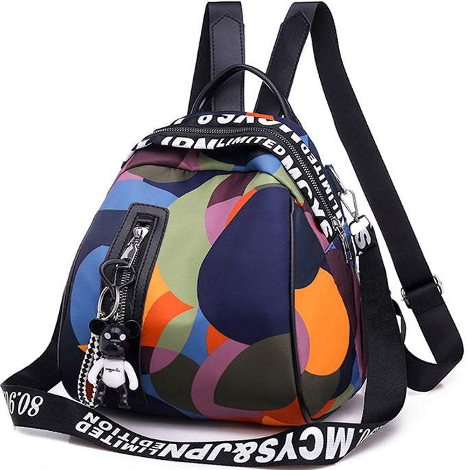 Krāsainā sieviešu mugursoma