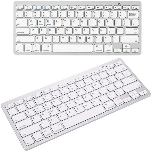 Bezvadu klaviatūra – plāna bluetooth tastatūra PC, MAC, iPad
