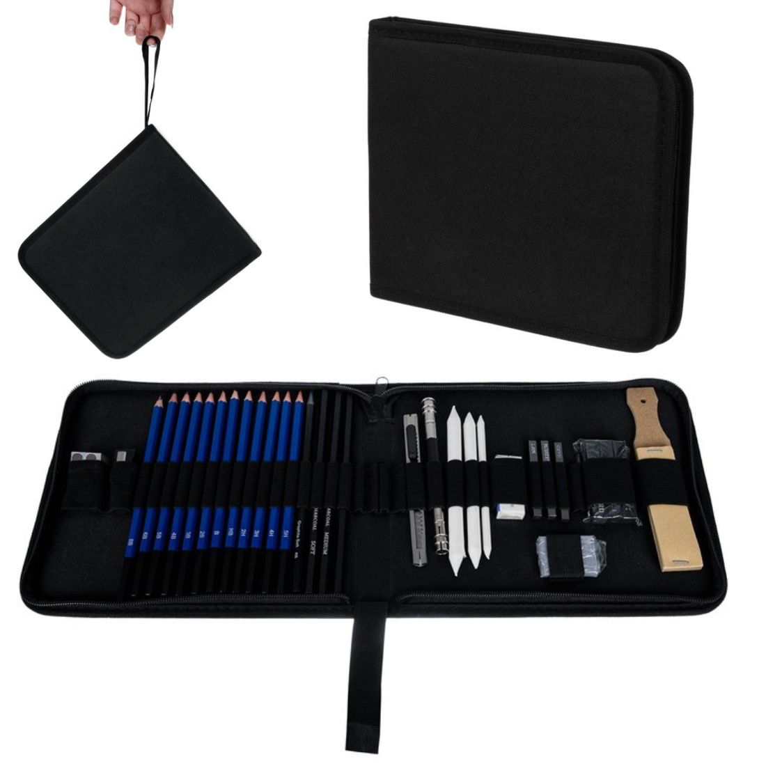 Skicēšanas piederumu komplekts 32 gab