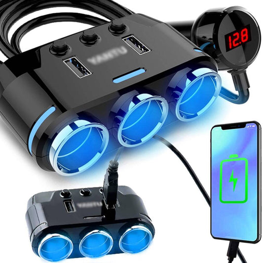 Auto piepīpētāja sadalītājs 3 porti