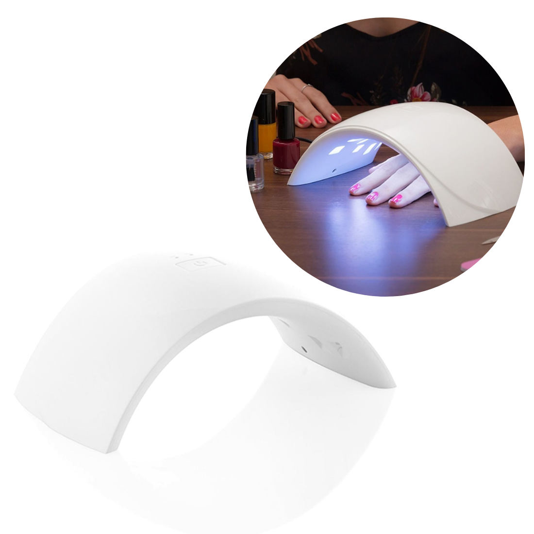 Manikīra lampa UV LED 24W
