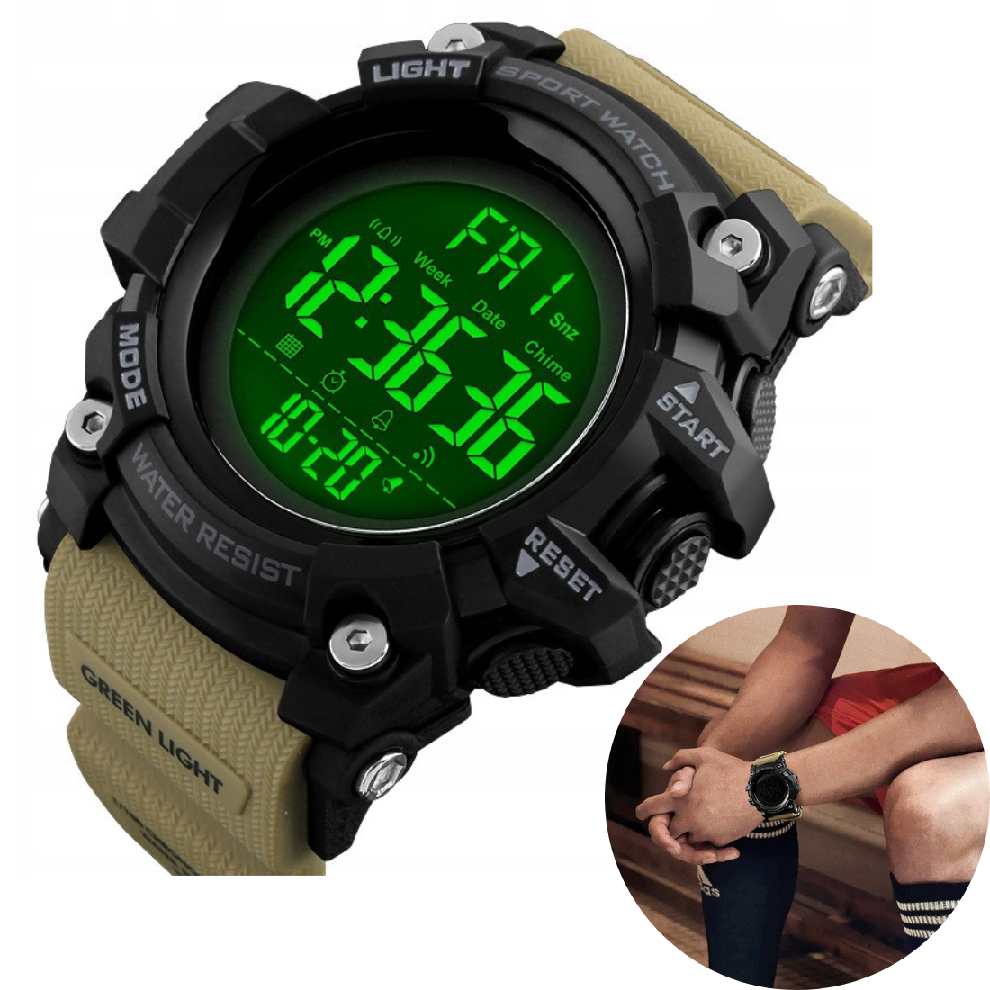 Vīriešu pulkstenis SKMEI military