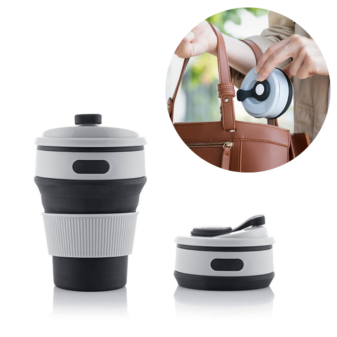 Saliekama silikona krūze