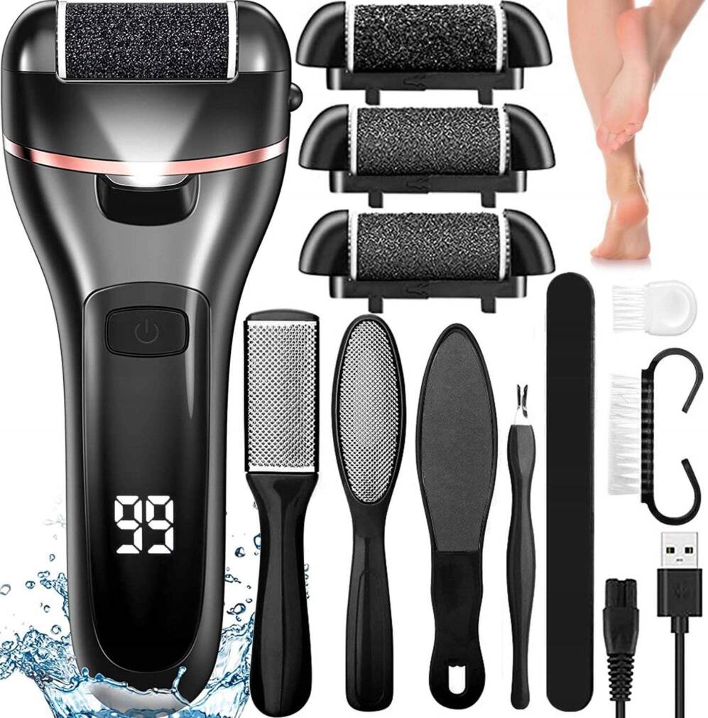 Elektriskā pēdu vīle, pēdu kopšanas komplekts