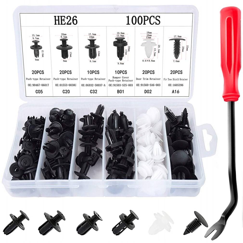 Automašīnas tapu komplekts ar izvilcējiem