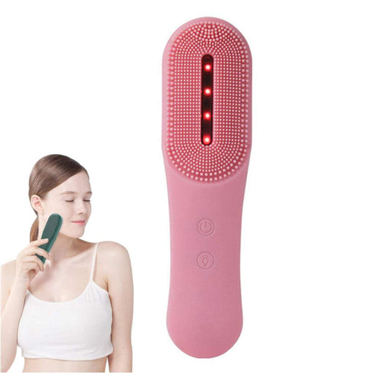 Elektriskā sejas tīrīšanas birstīte ar LED fotoniem