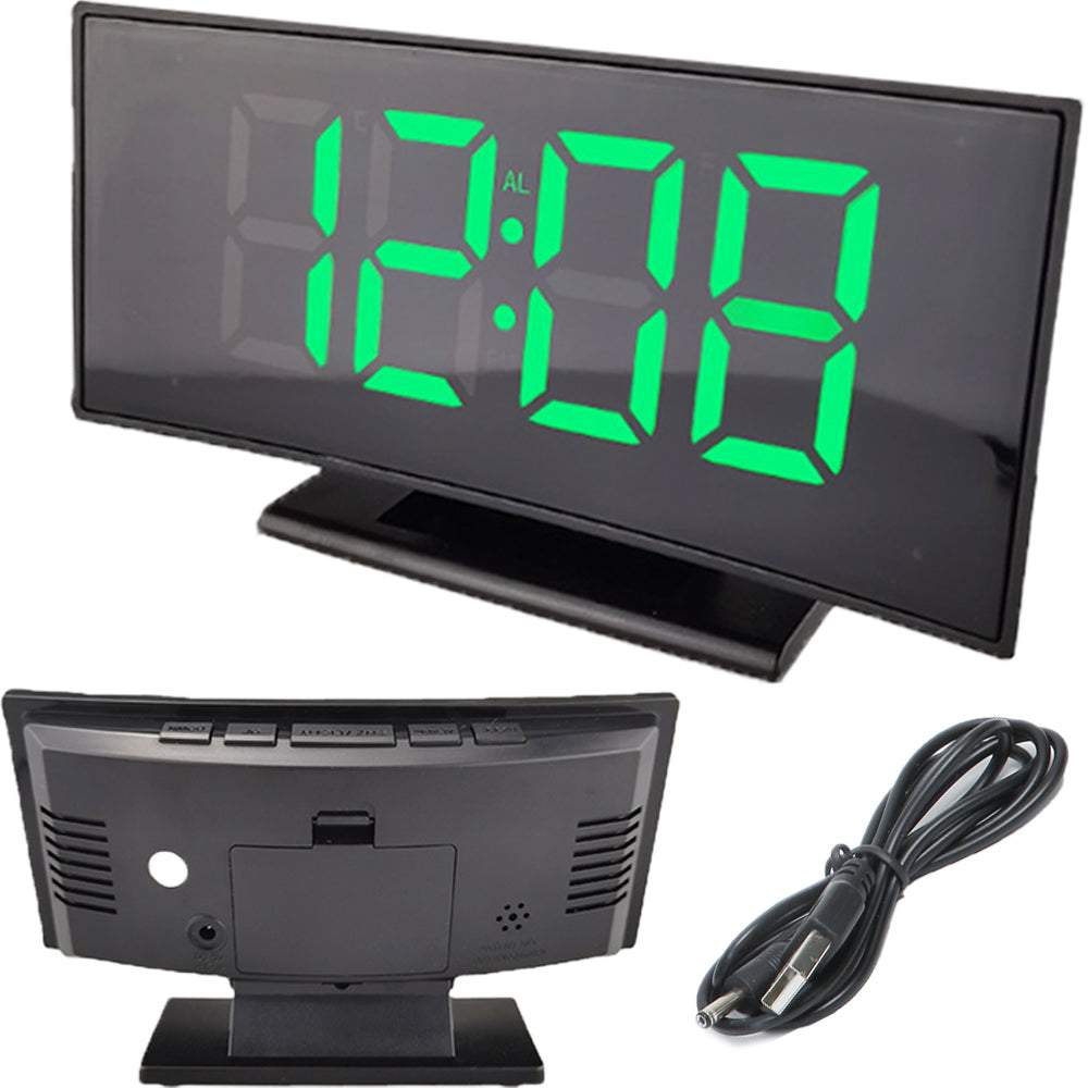 Elektroniskais pulkstenis spogulis