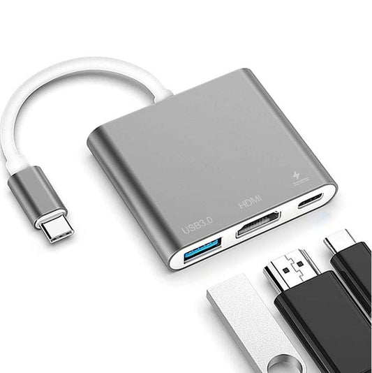 Adapteris,sadalītājs USB Type-C (USB 3.0, HDMI, Type-C)