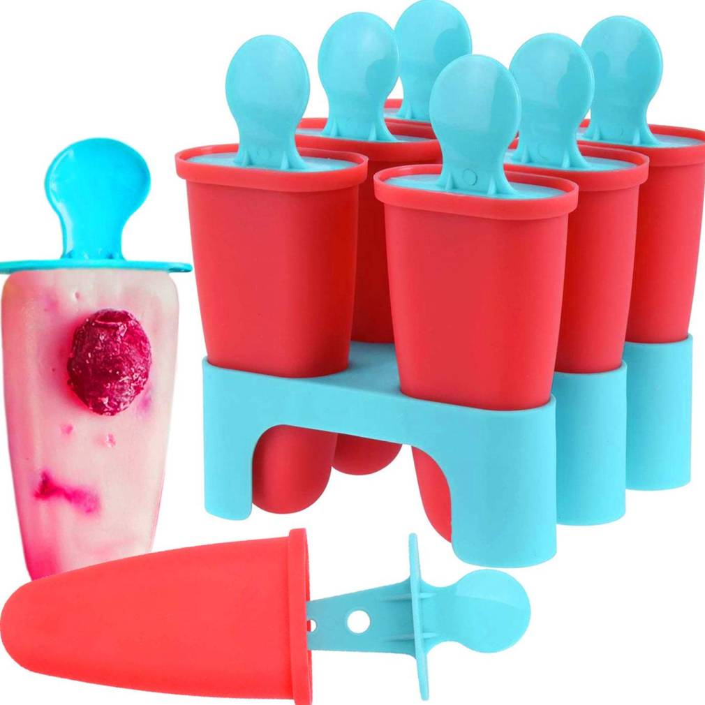 Formas saldējumiem ar turētāju (6 gabali)