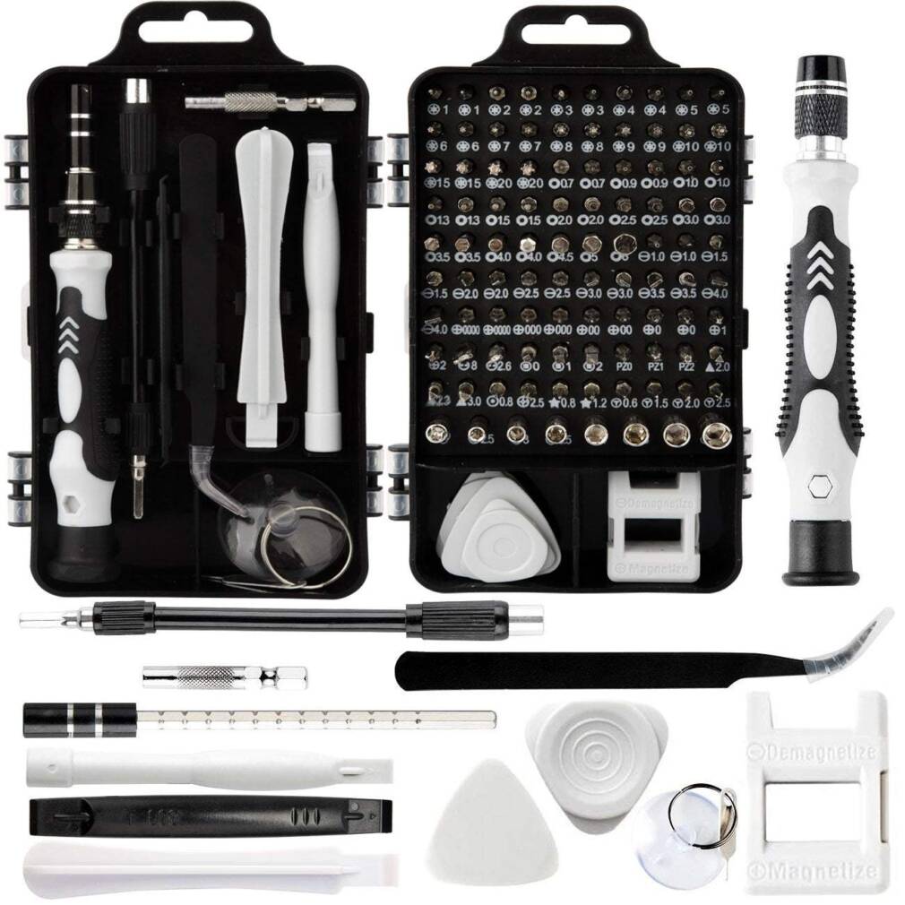 Skrūvgriežu komplekts 115 gab.