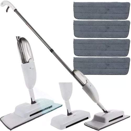 Mazgāšanas slota, rokas putekļu sūcējs ar izsmidzinātāju + 3 lupatiņas