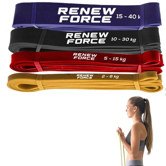 Pretestības gumiju komplekts treniņiem, 4gab