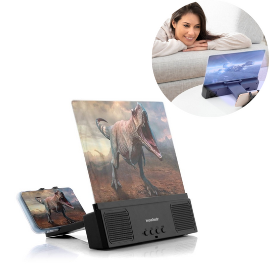 Telefona ekrāna palielinātājs 12” ar bezvadu skaļruņiem