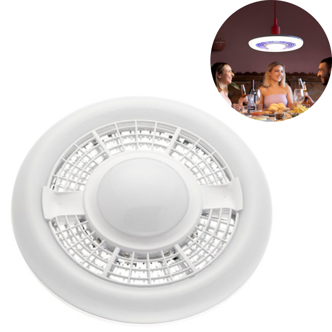 Pretmoskītu lampa gristu vai sienas