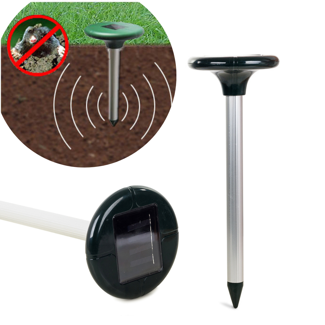 Dzīvnieku atbaidītājs ar saules paneli