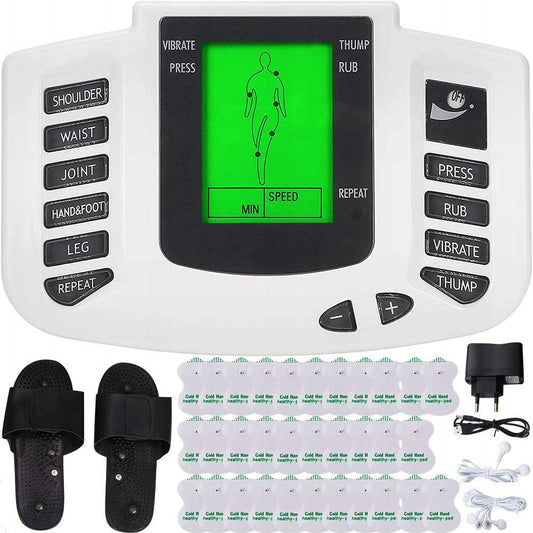 EMS un TENS ķermeņa masētāja komplekts, daudzfunkcionāla masāžas ierīce